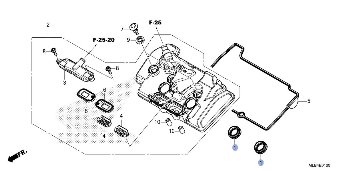 Honda OEM part 12229-MLB-D00