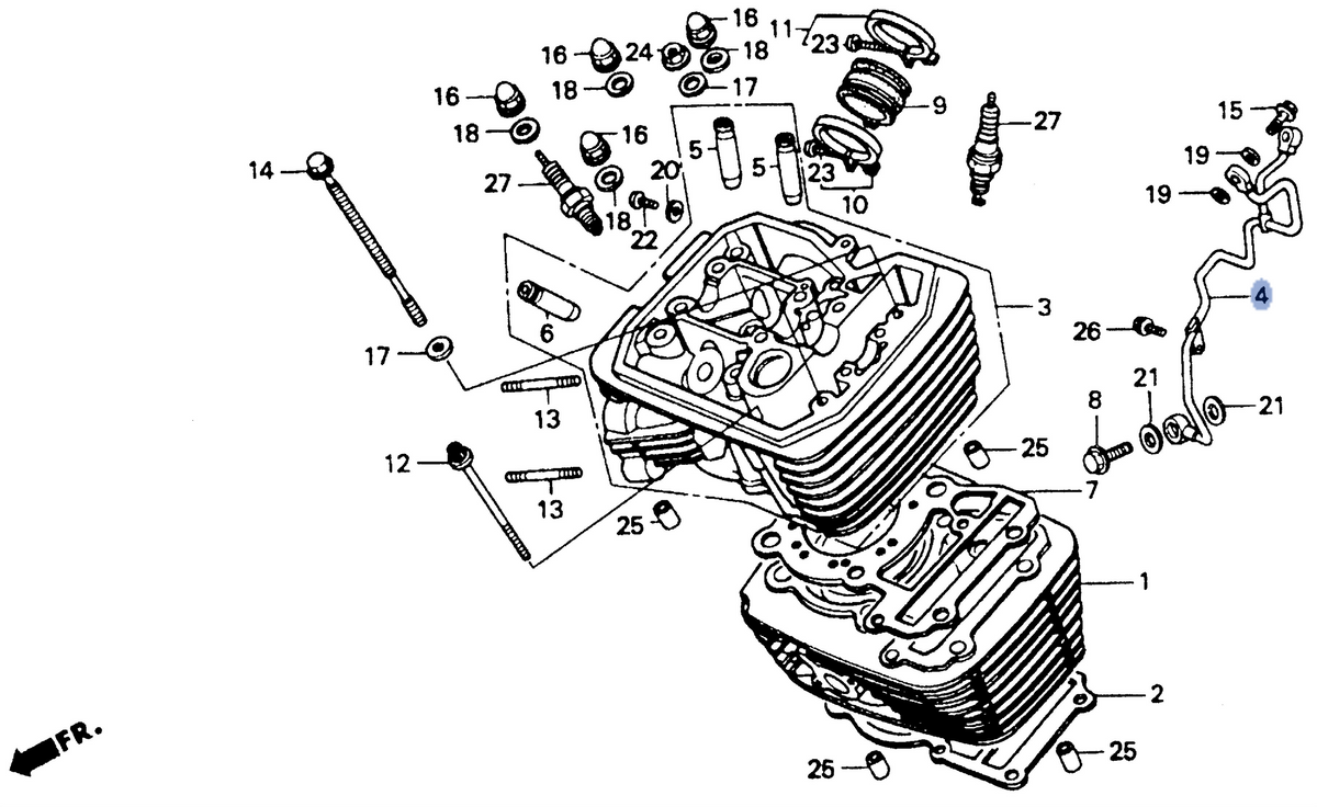 Honda OEM part 12230-MR1-000