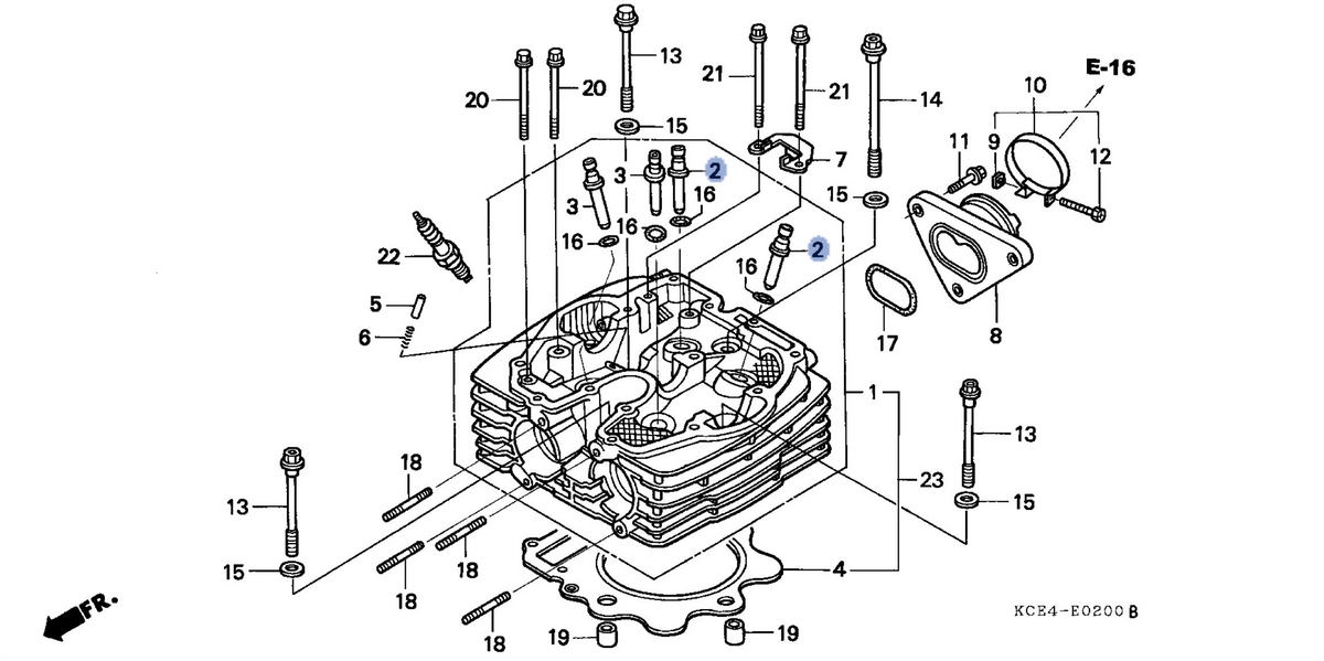 Honda OEM part 12231-KCZ-305