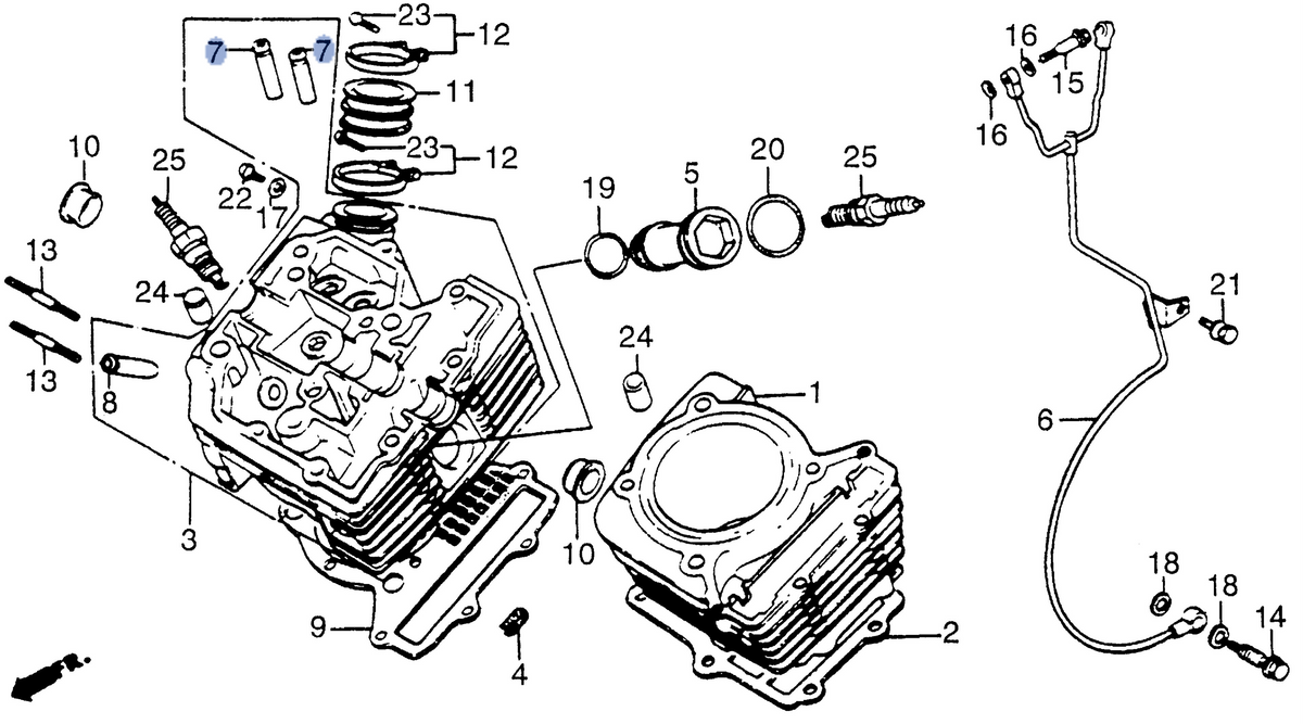 Honda OEM part 12231-ME9-305