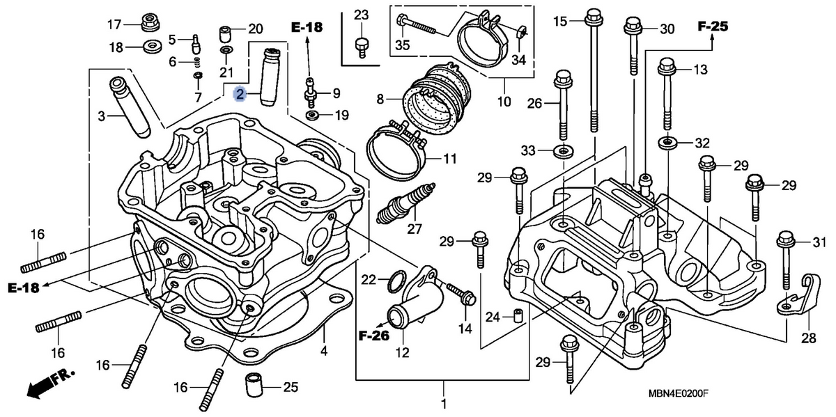 Honda OEM part 12231-MG8-305