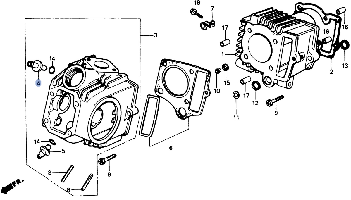Honda OEM part 12237-GB4-305