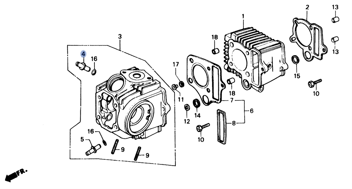 Honda OEM part 12237-GK4-305