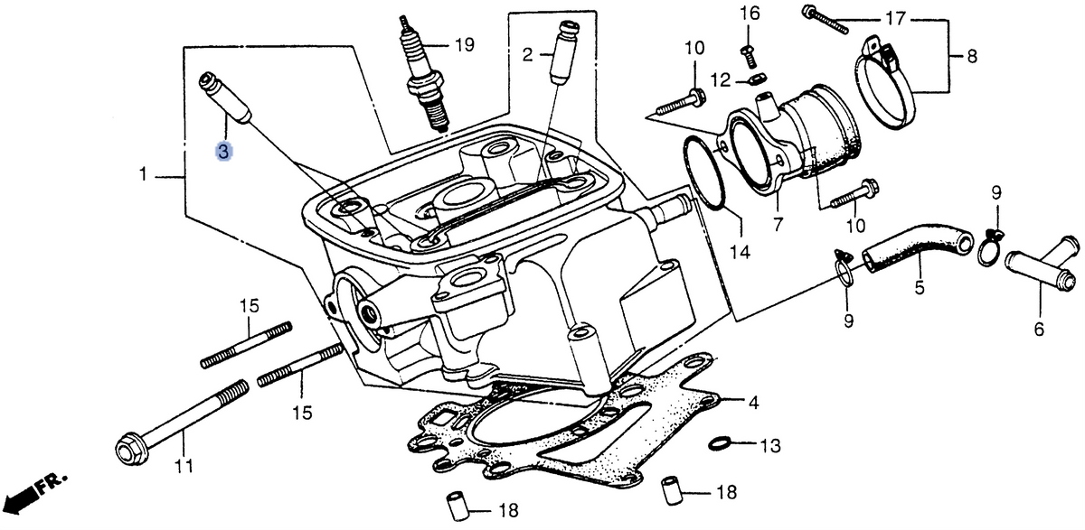 Honda OEM part 12241-415-305