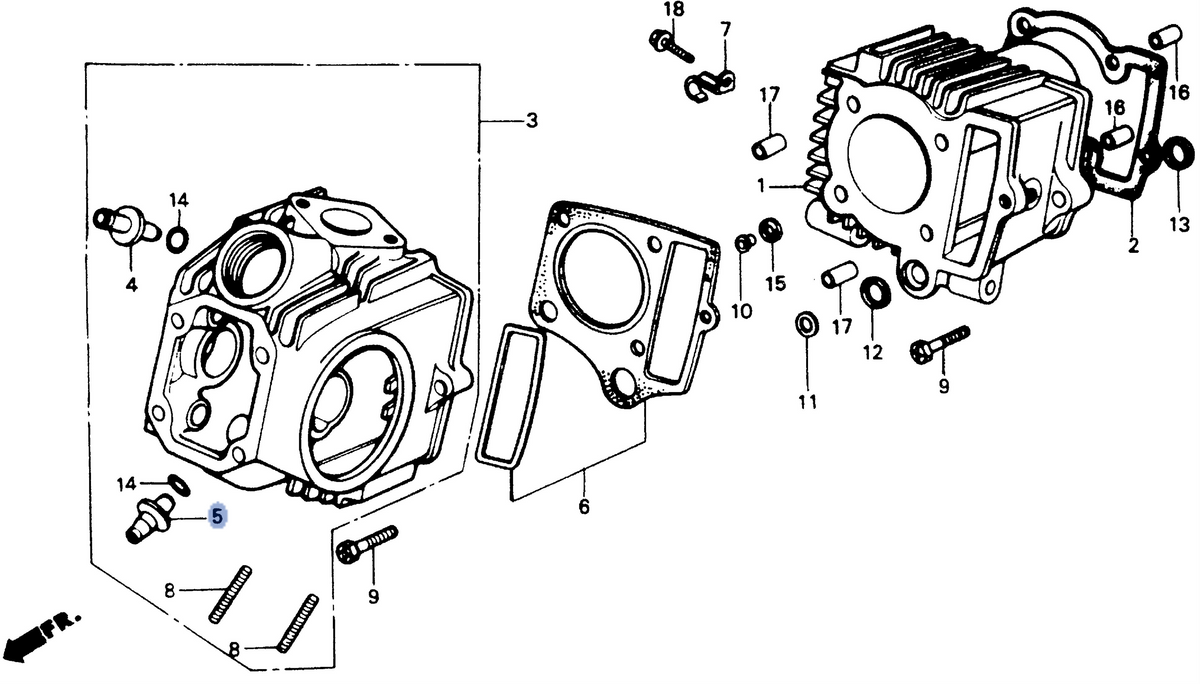 Honda OEM part 12245-GB4-305