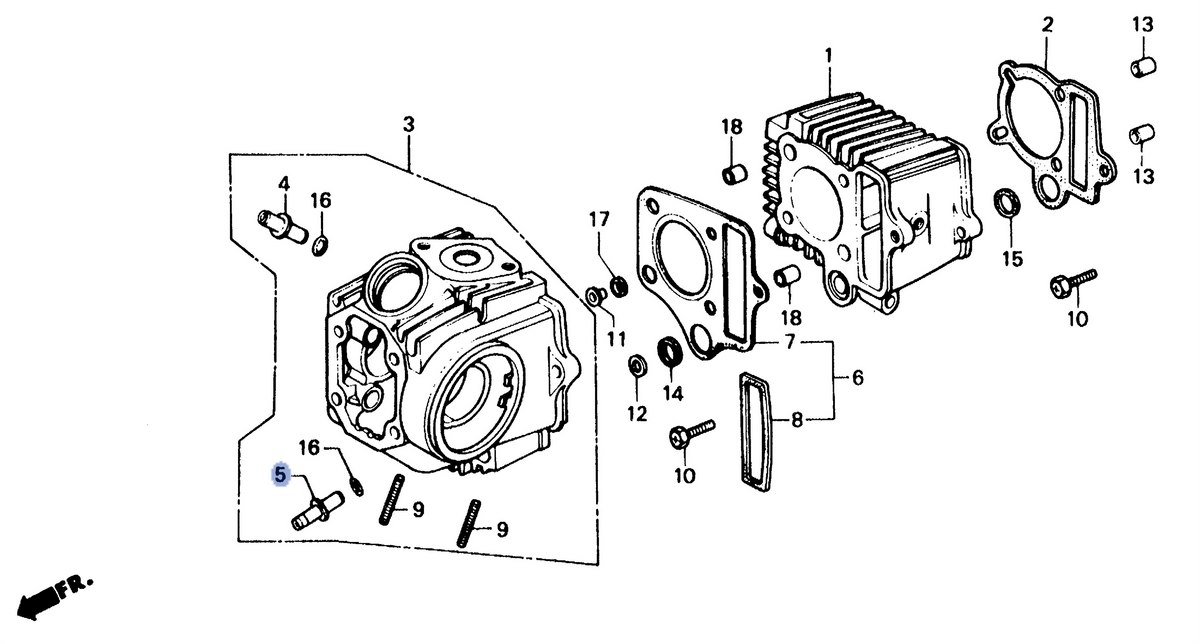 Honda OEM part 12245-GK4-305