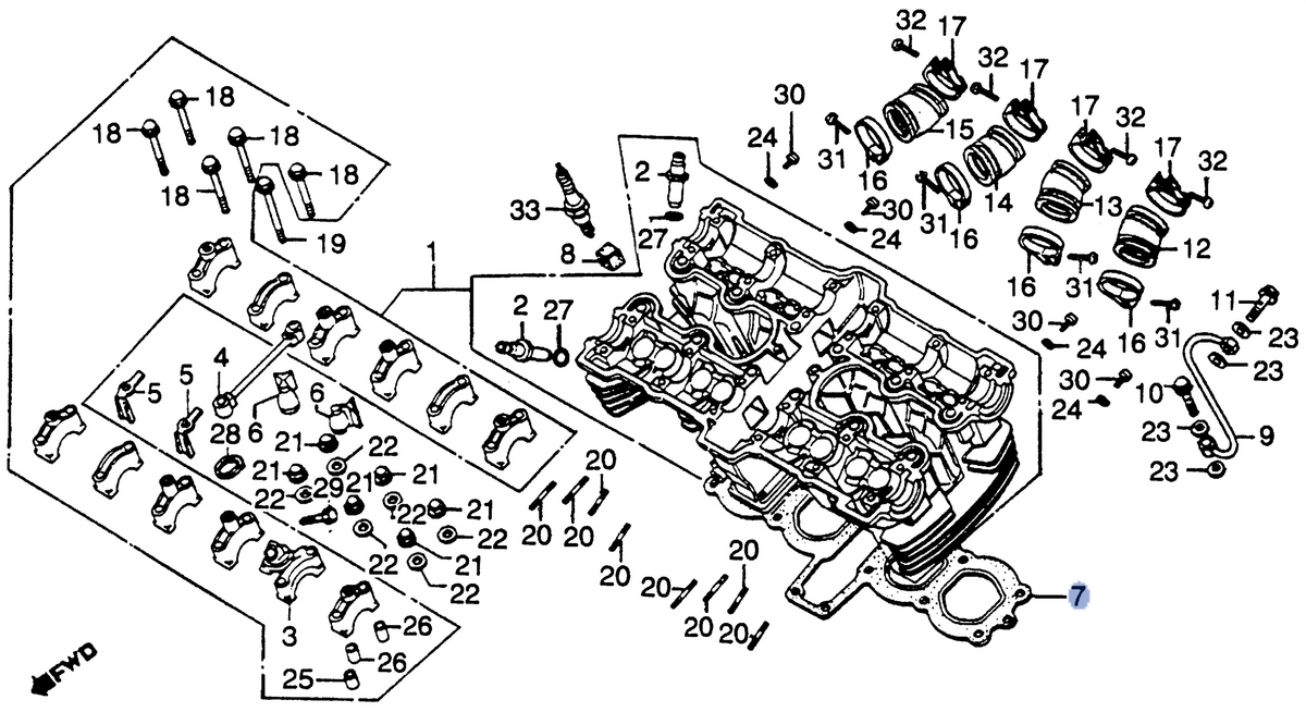 Honda OEM part 12251-438-023