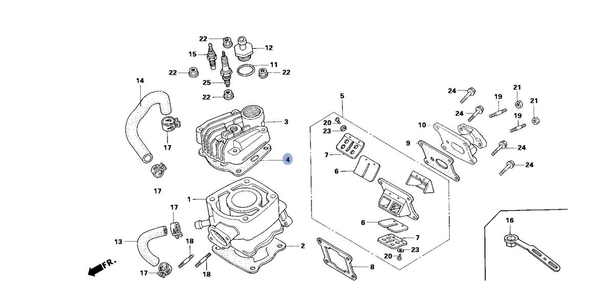 Honda OEM part 12251-GAA-003