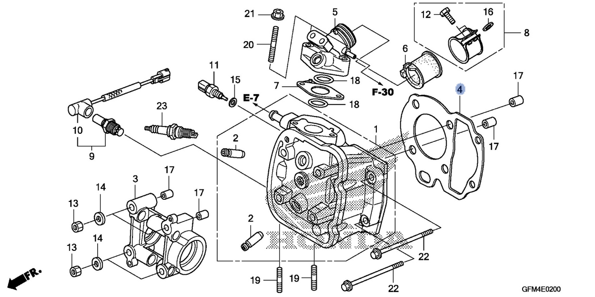 Honda OEM part 12251-GFM-890