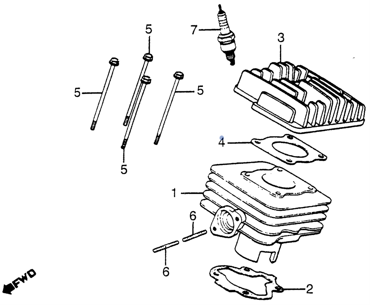 Honda OEM part 12251-GN2-000