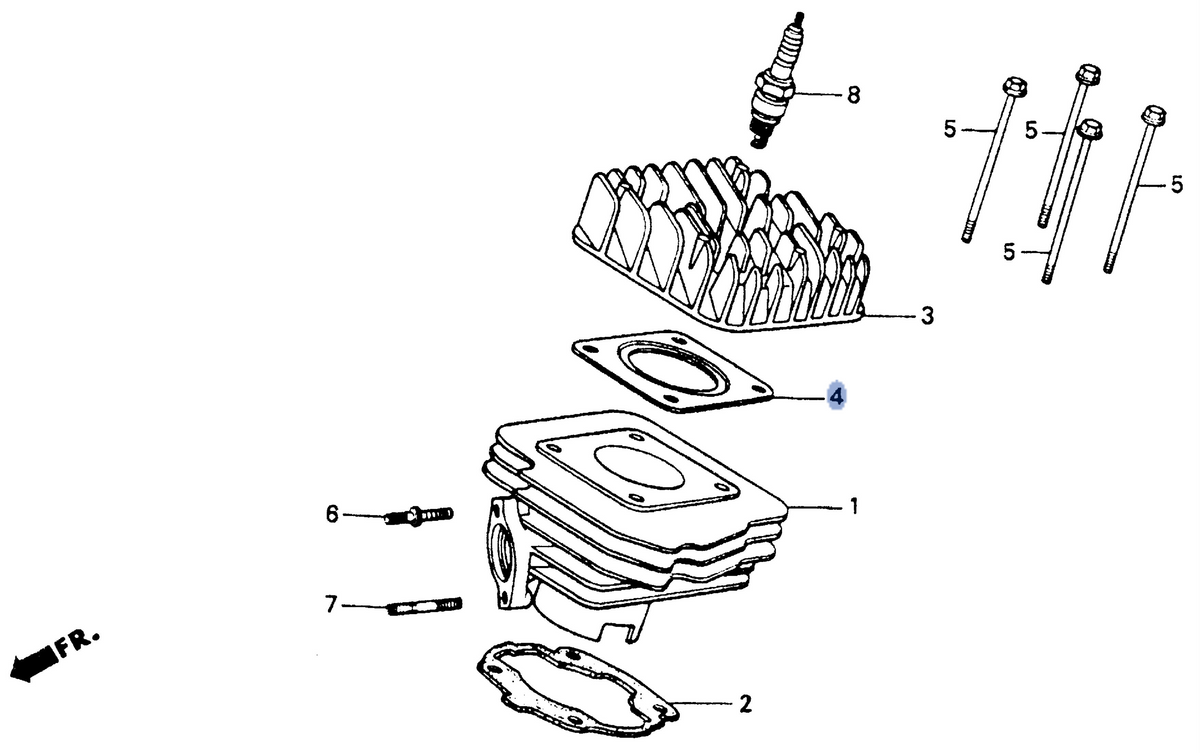 Honda OEM part 12251-GW0-000