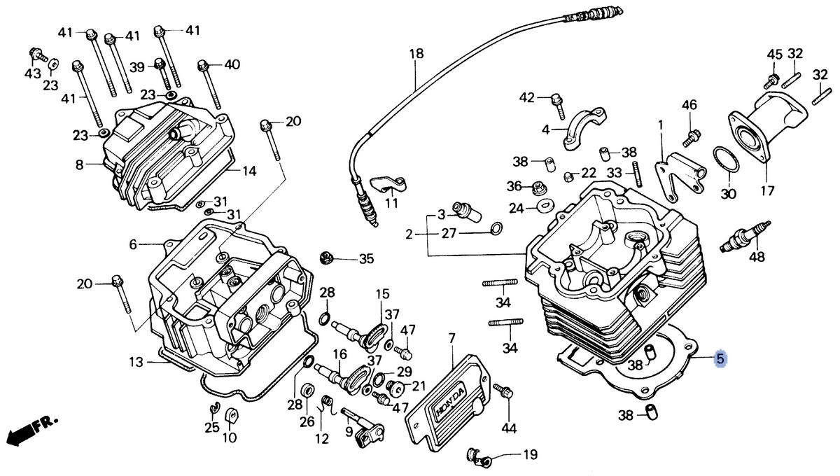 Honda OEM part 12251-HB3-003