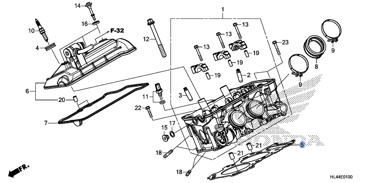 Honda OEM part 12251-HL4-003