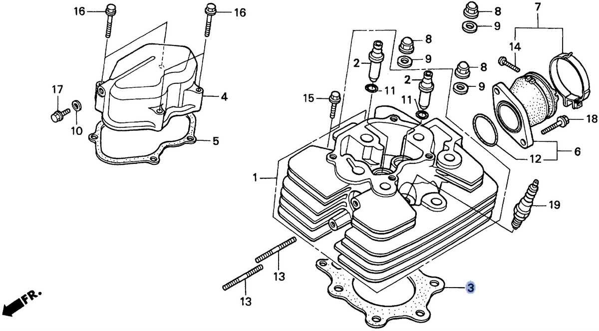 Honda OEM part 12251-HN0-A01