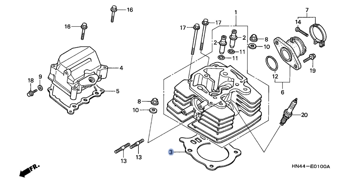 Honda OEM part 12251-HN5-671