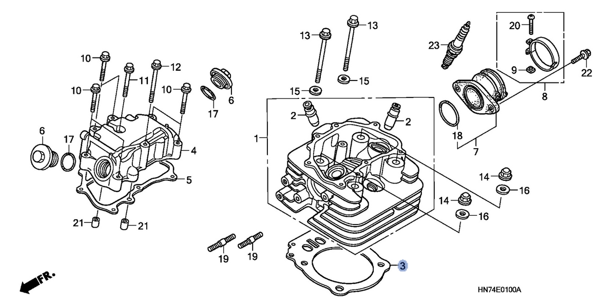 Honda OEM part 12251-HN7-013