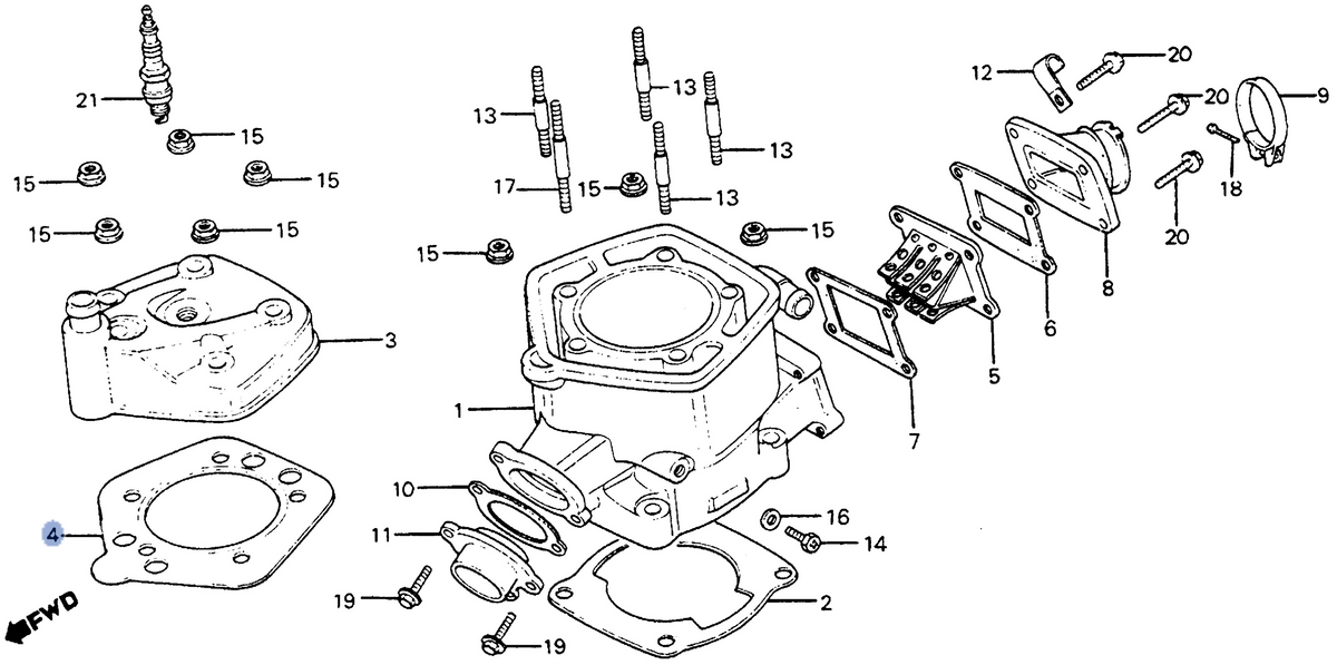 Honda OEM part 12251-KA3-306