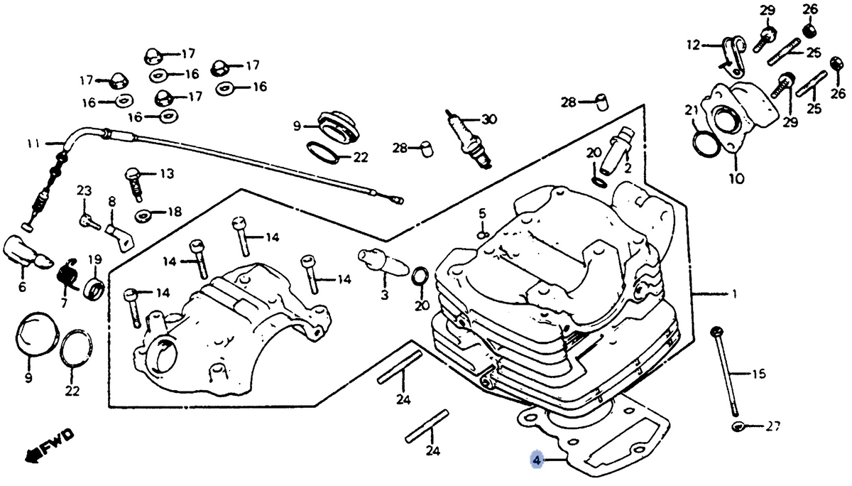 Honda OEM part 12251-KT0-P00