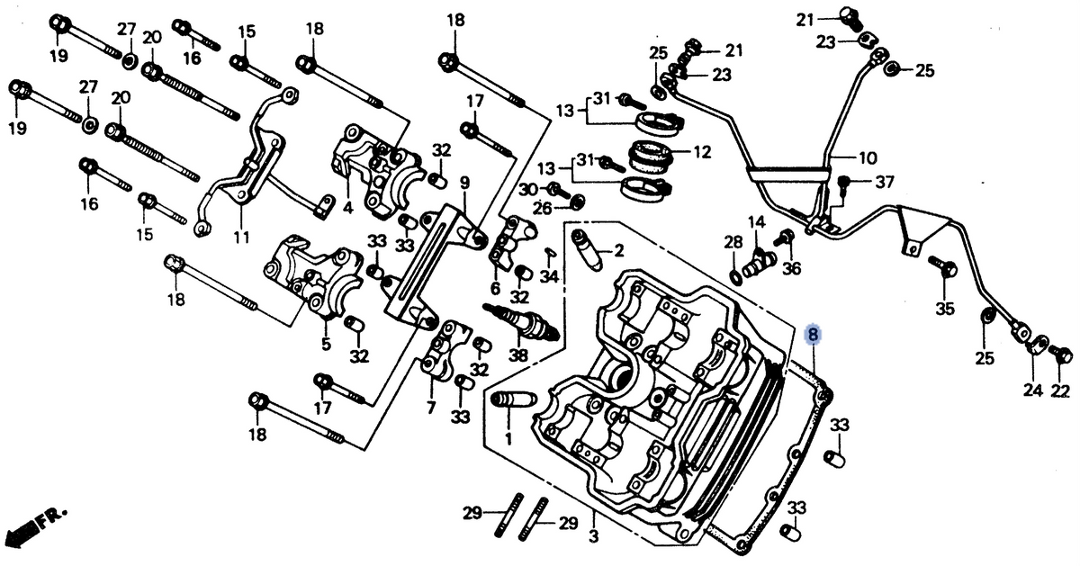 Honda OEM part 12251-KV0-003