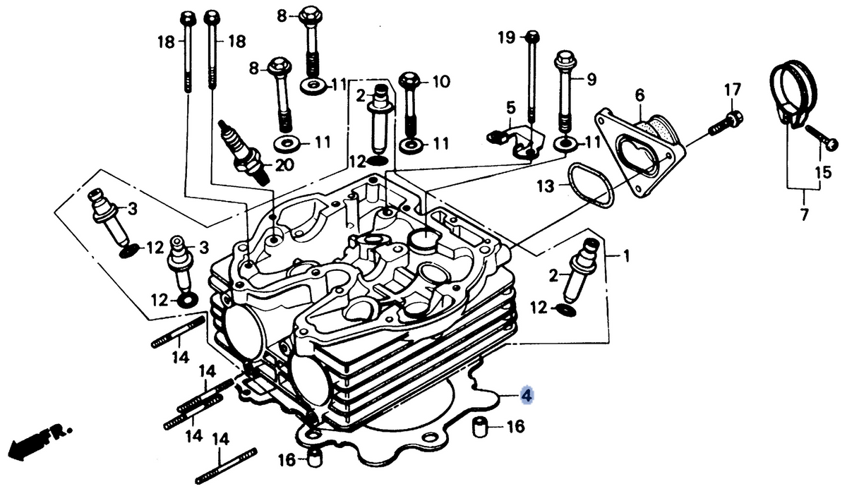 Honda OEM part 12251-KV6-003