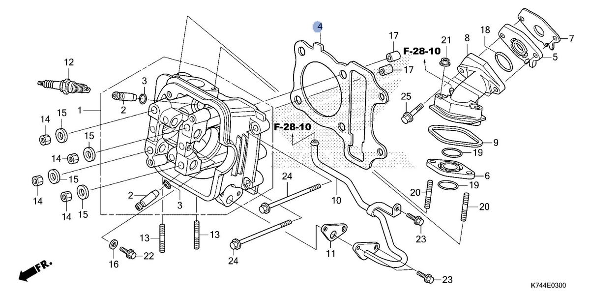 Honda OEM part 12251-KWP-D01