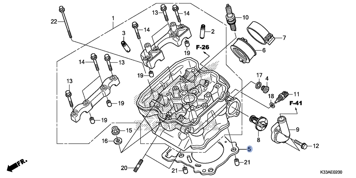 Honda OEM part 12251-KYJ-901