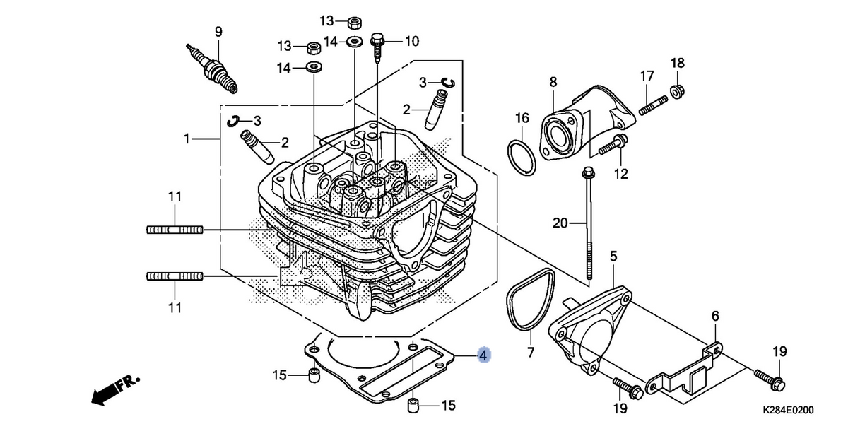 Honda OEM part 12251-KYY-901