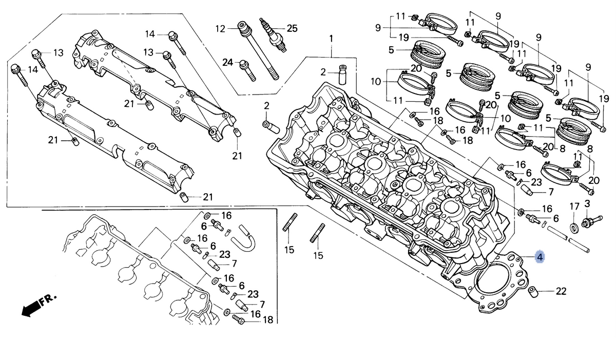 Honda OEM part 12251-MAL-601