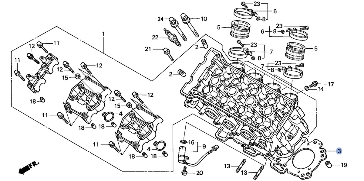 Honda OEM part 12251-MCJ-752