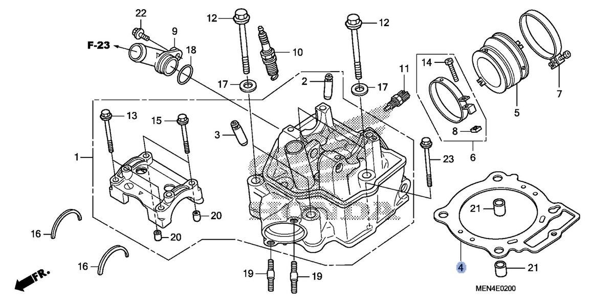 Honda OEM part 12251-MEN-A31