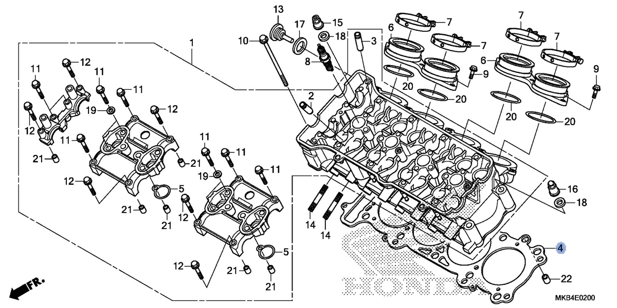 Honda OEM part 12251-MFL-003