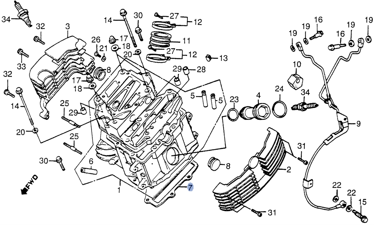 Honda OEM part 12251-MG8-004
