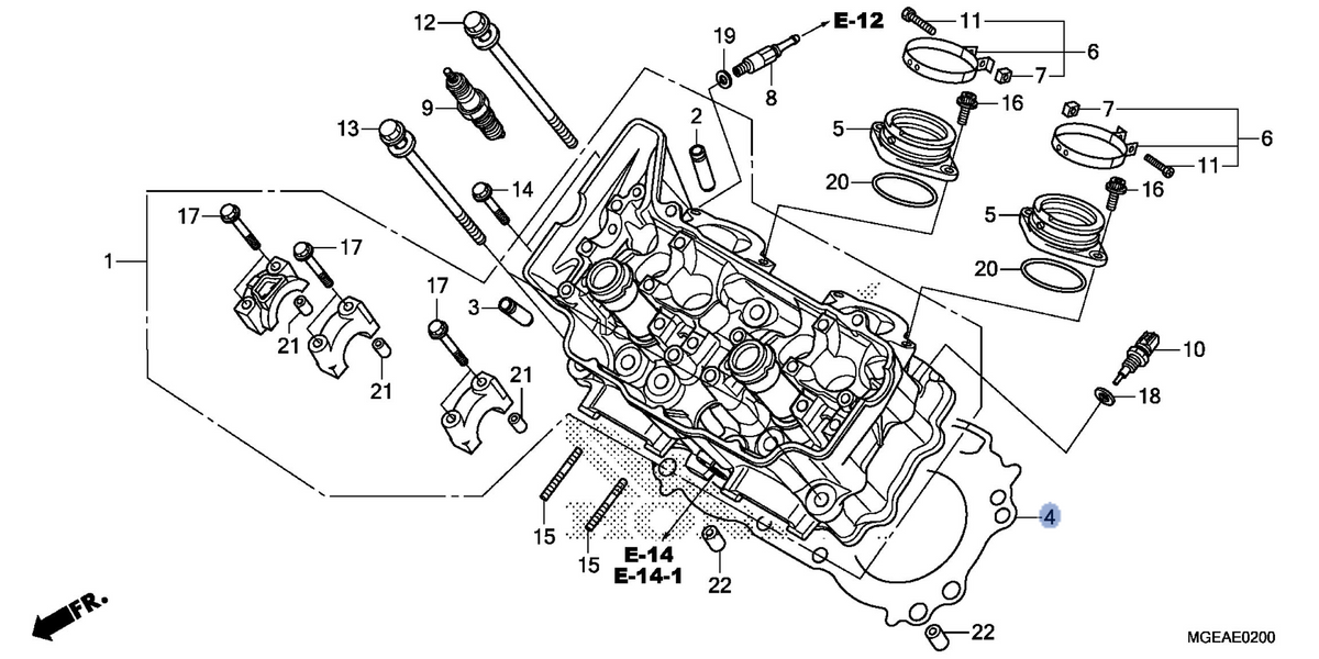 Honda OEM part 12251-MGE-003
