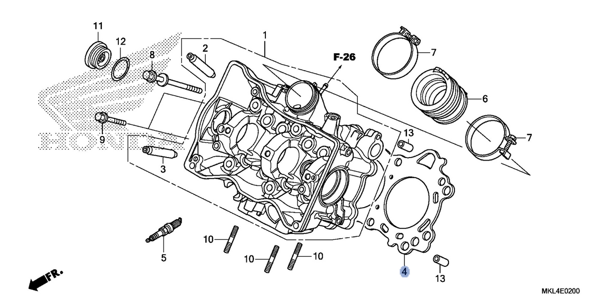Honda OEM part 12251-MJH-Y01