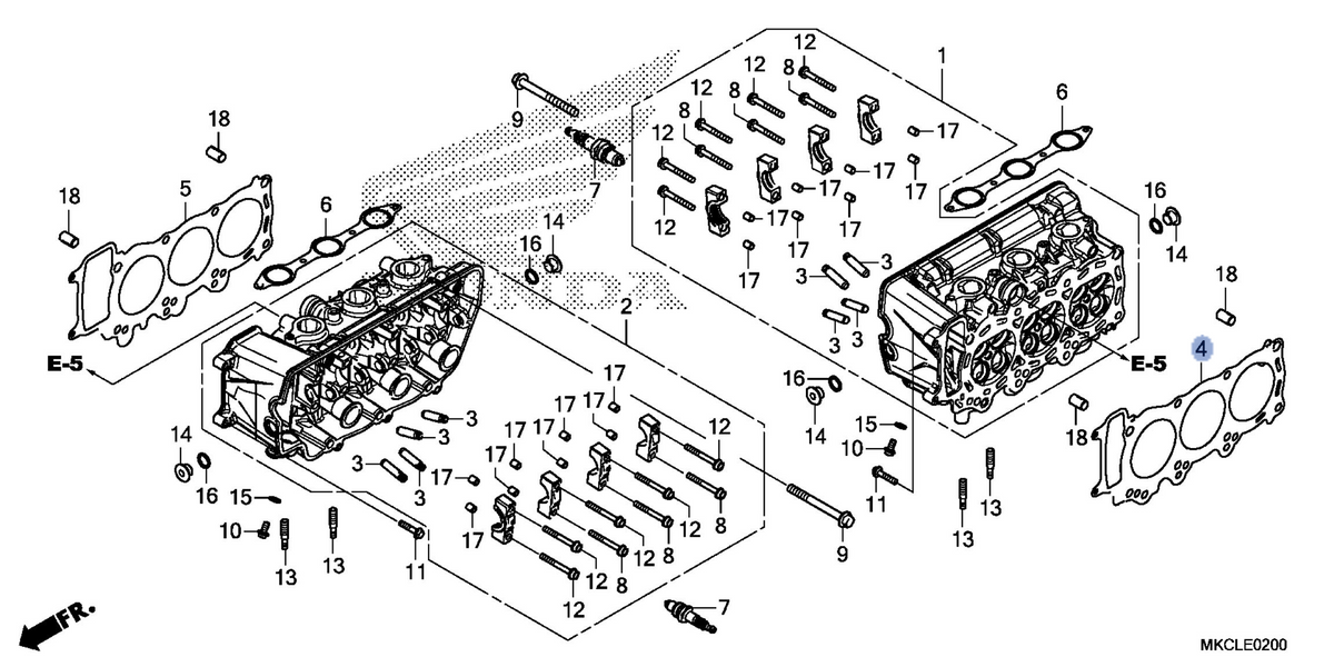 Honda OEM part 12251-MKC-A01