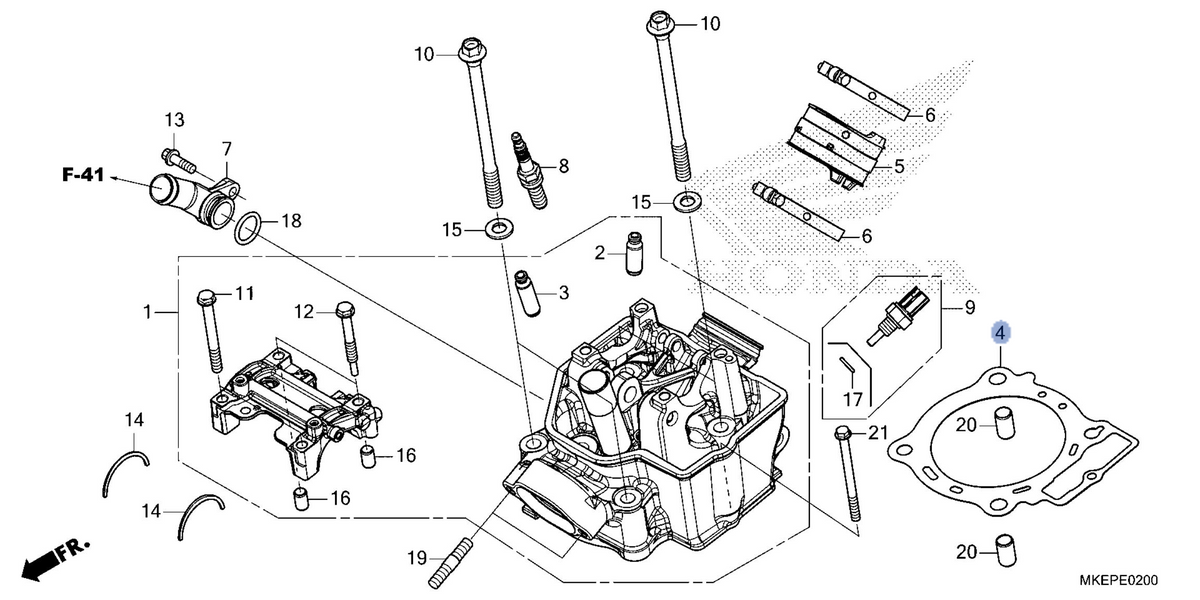 Honda OEM part 12251-MKE-AS1