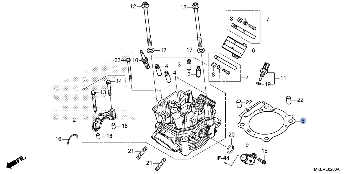Honda OEM part 12251-MKE-B51