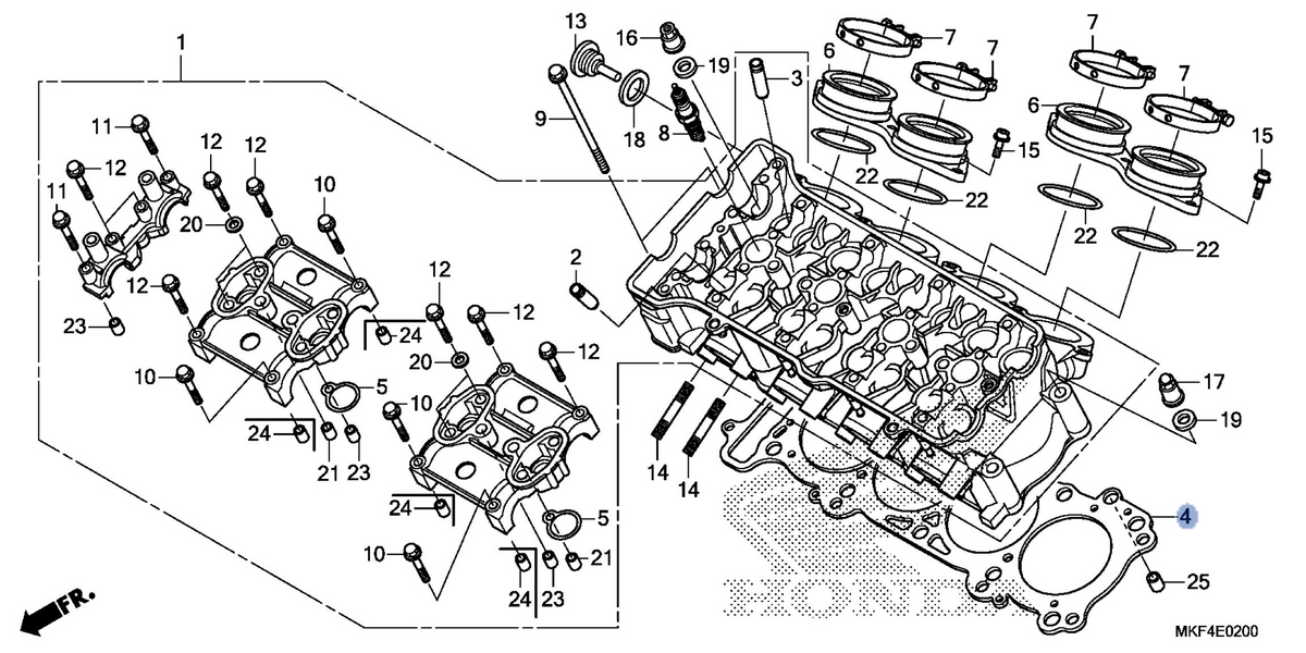 Honda OEM part 12251-MKF-D71