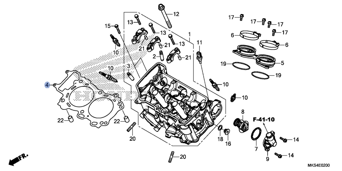 Honda OEM part 12251-MKS-E01