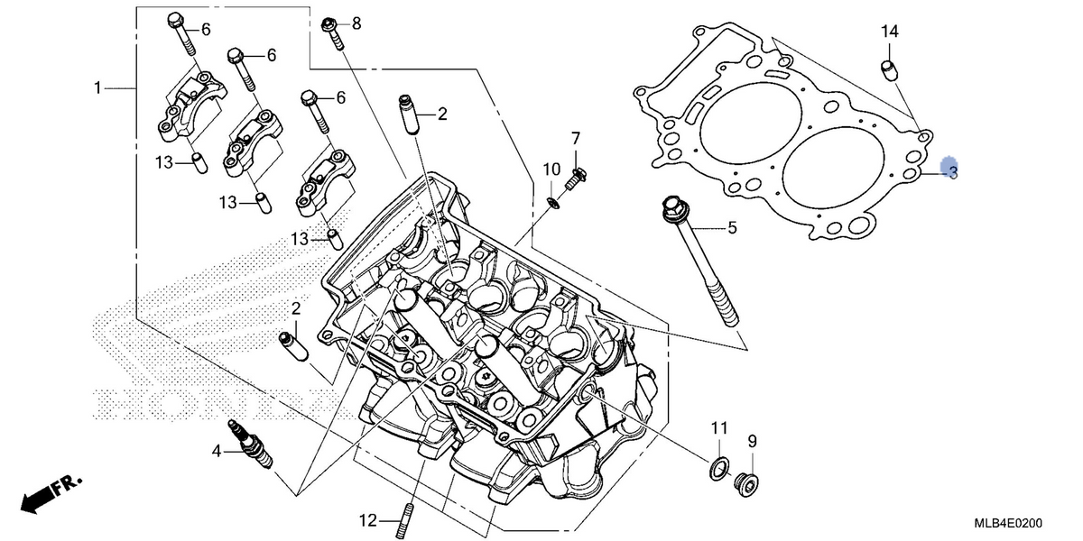 Honda OEM part 12251-MLB-D01