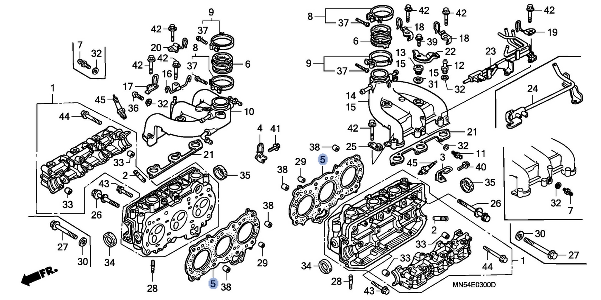 Honda OEM part 12251-MN5-004