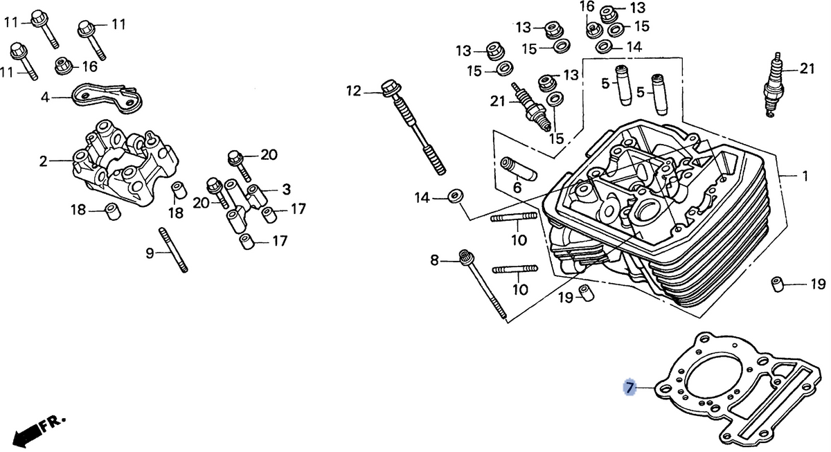 Honda OEM part 12251-MR1-831