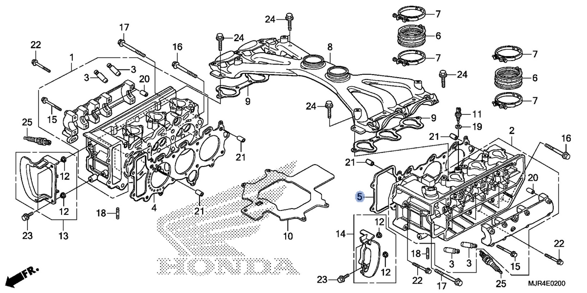Honda OEM part 12252-MCA-A61