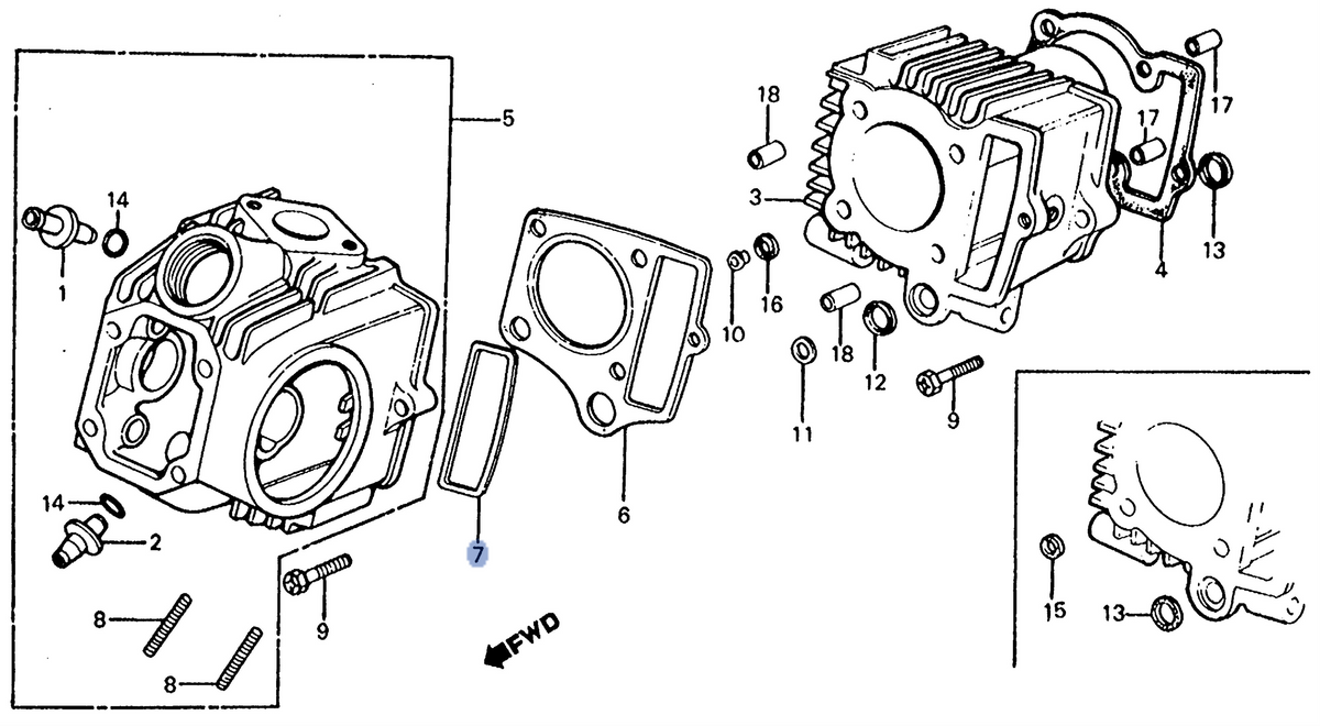 Honda OEM part 12255-GB0-911