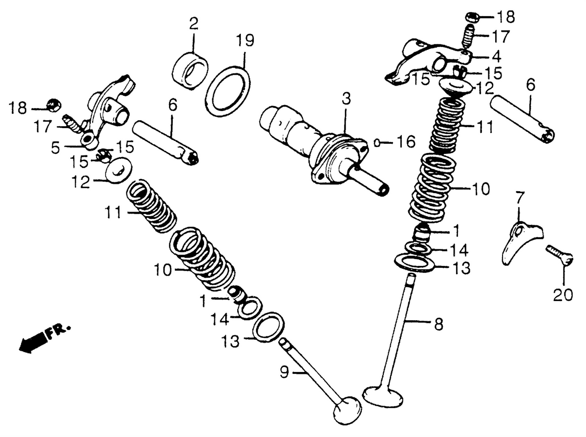 Honda OEM part 12260-958-000