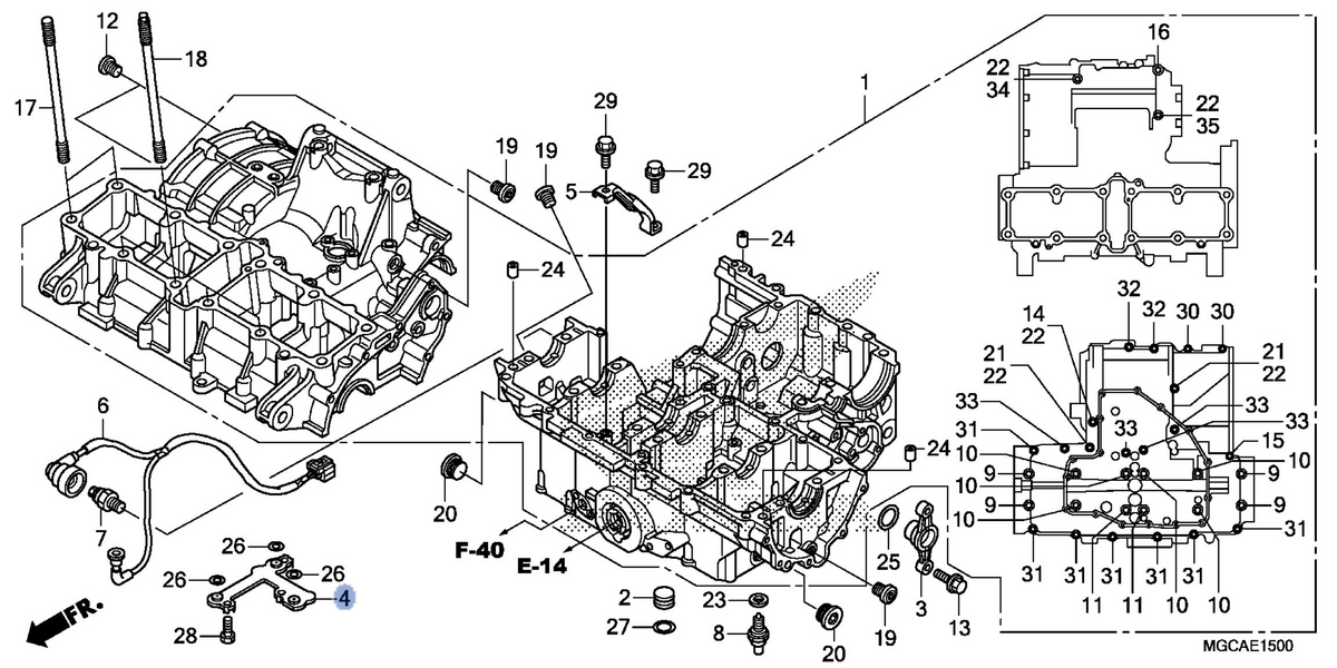 Honda OEM part 12260-MGC-N20