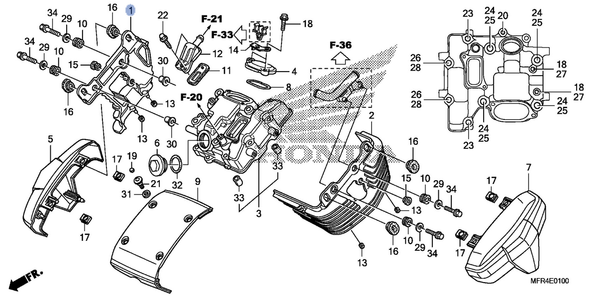 Honda OEM part 12261-MFR-670