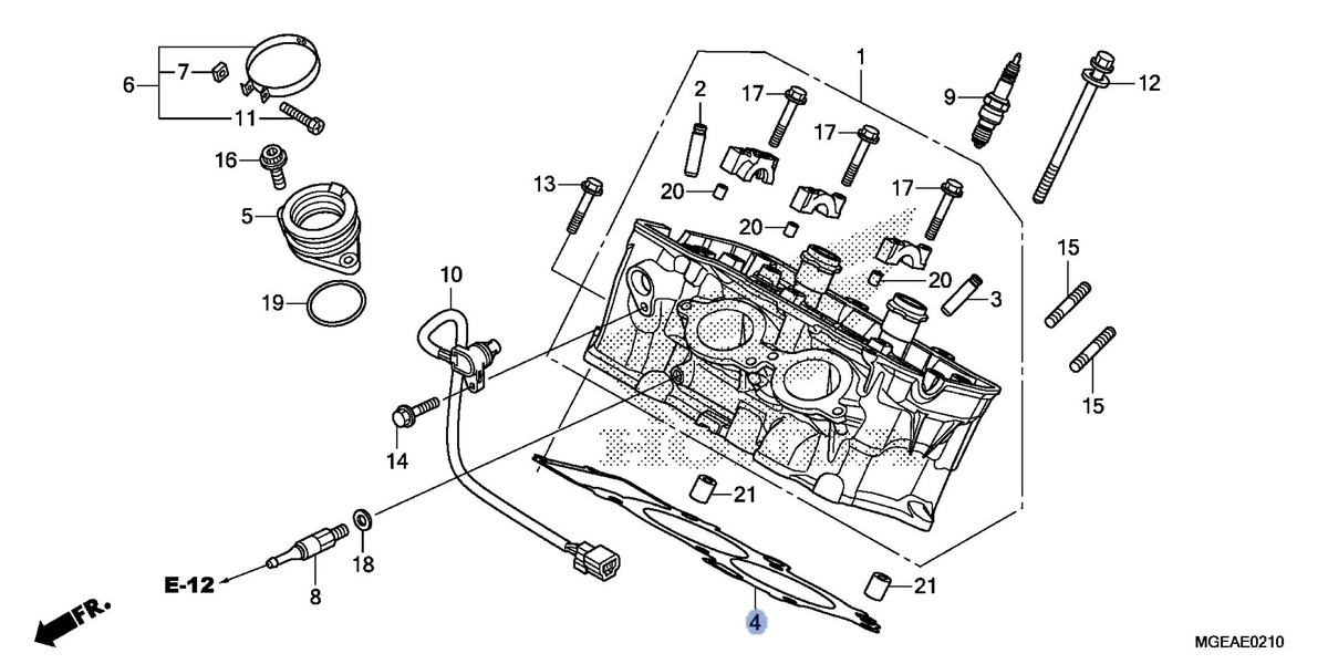 Honda OEM part 12261-MGE-013
