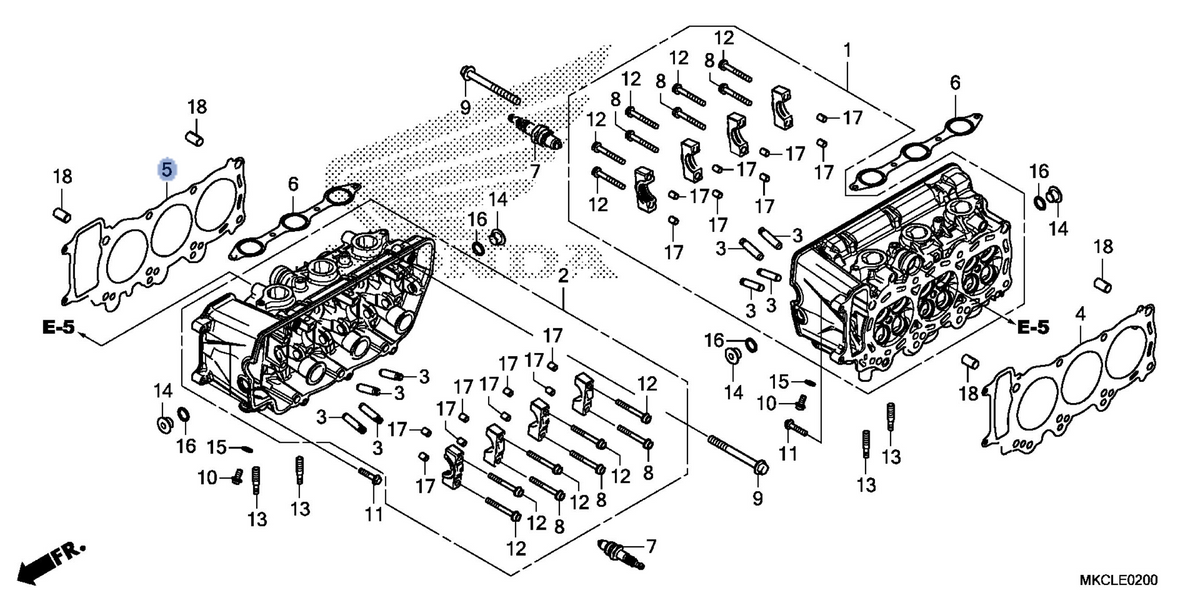 Honda OEM part 12261-MKC-A01