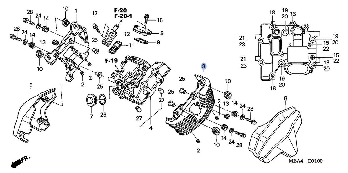 Honda OEM part 12271-MEA-670